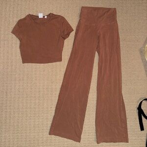 TNA light brown matching set